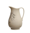 Floral Stoneware Pitcher