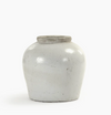 Glazed Off White Jar