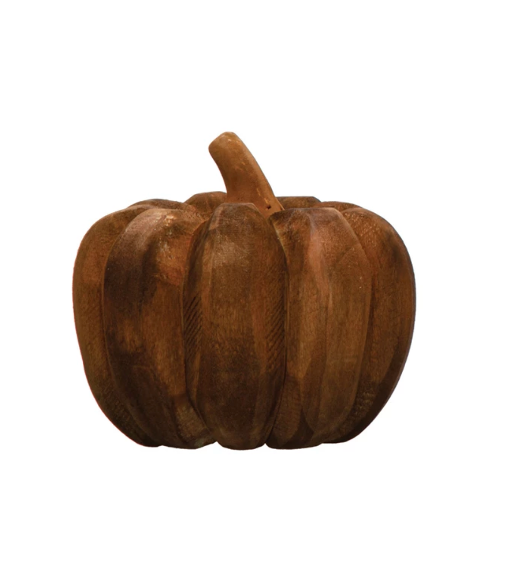 Poplar Wood Pumpkin