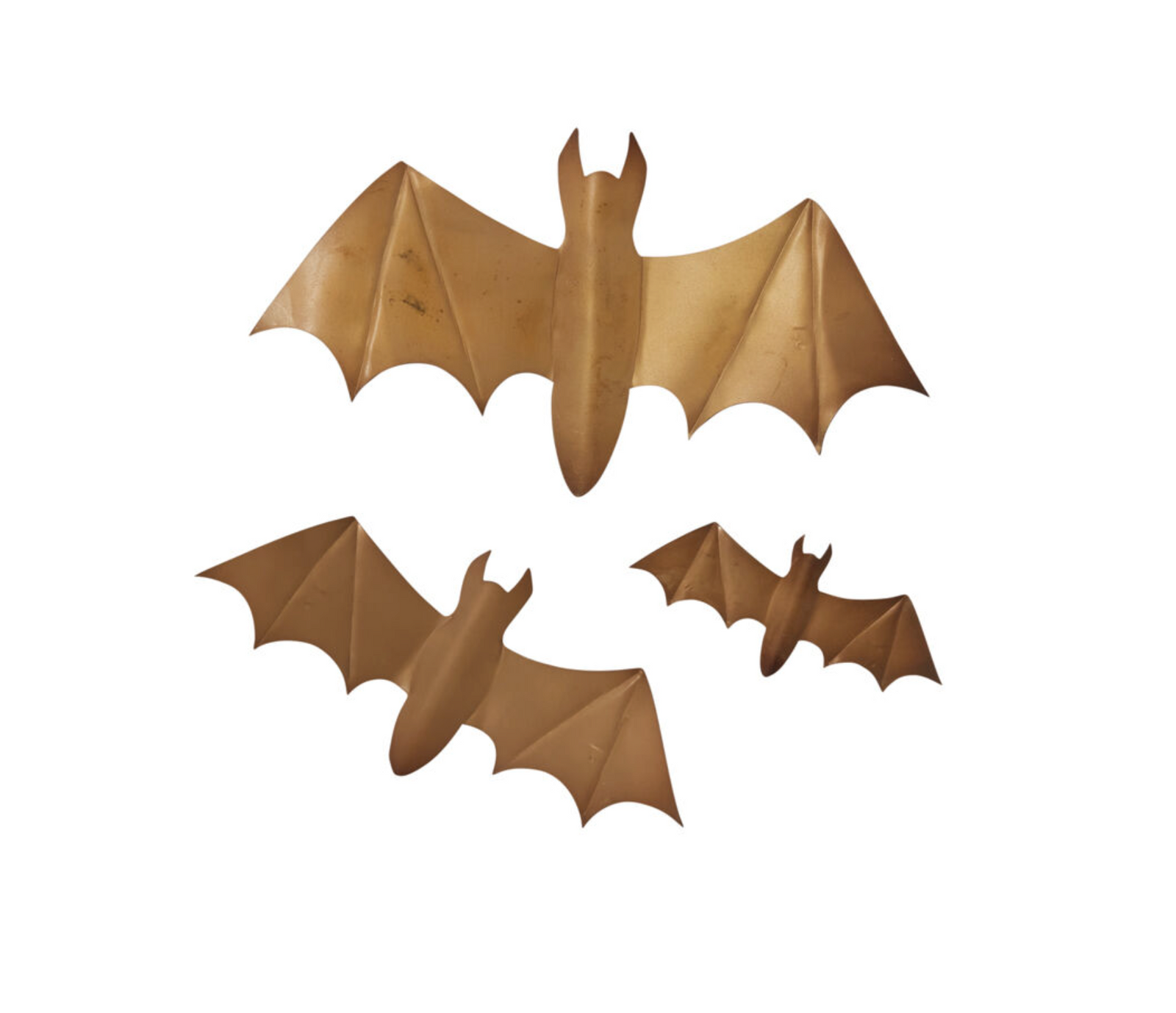 Brass Bat Wall Decor