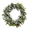 Flocked Pine Wreath