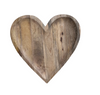 Wooden Heart Shaped Tray