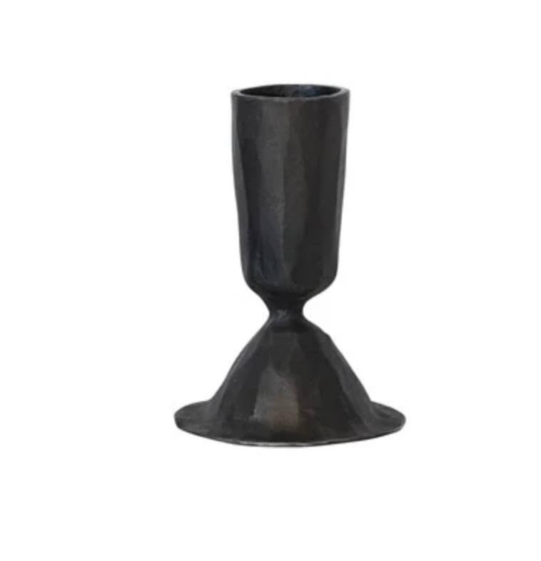 Black Iron Taper Holder
