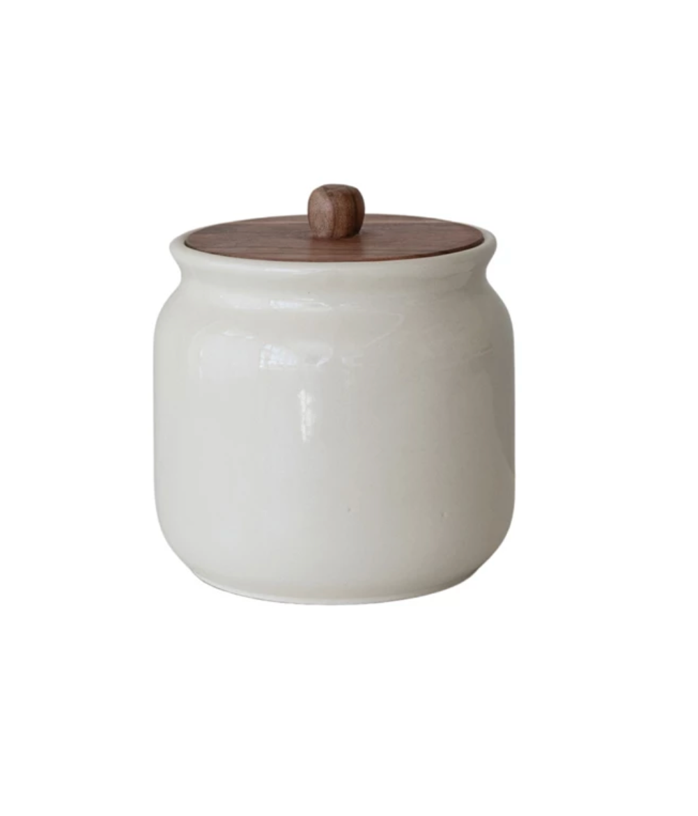 Stoneware Canister