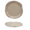 Ruffled Stoneware Plate