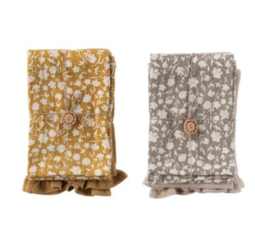 Floral Tea Towel Set