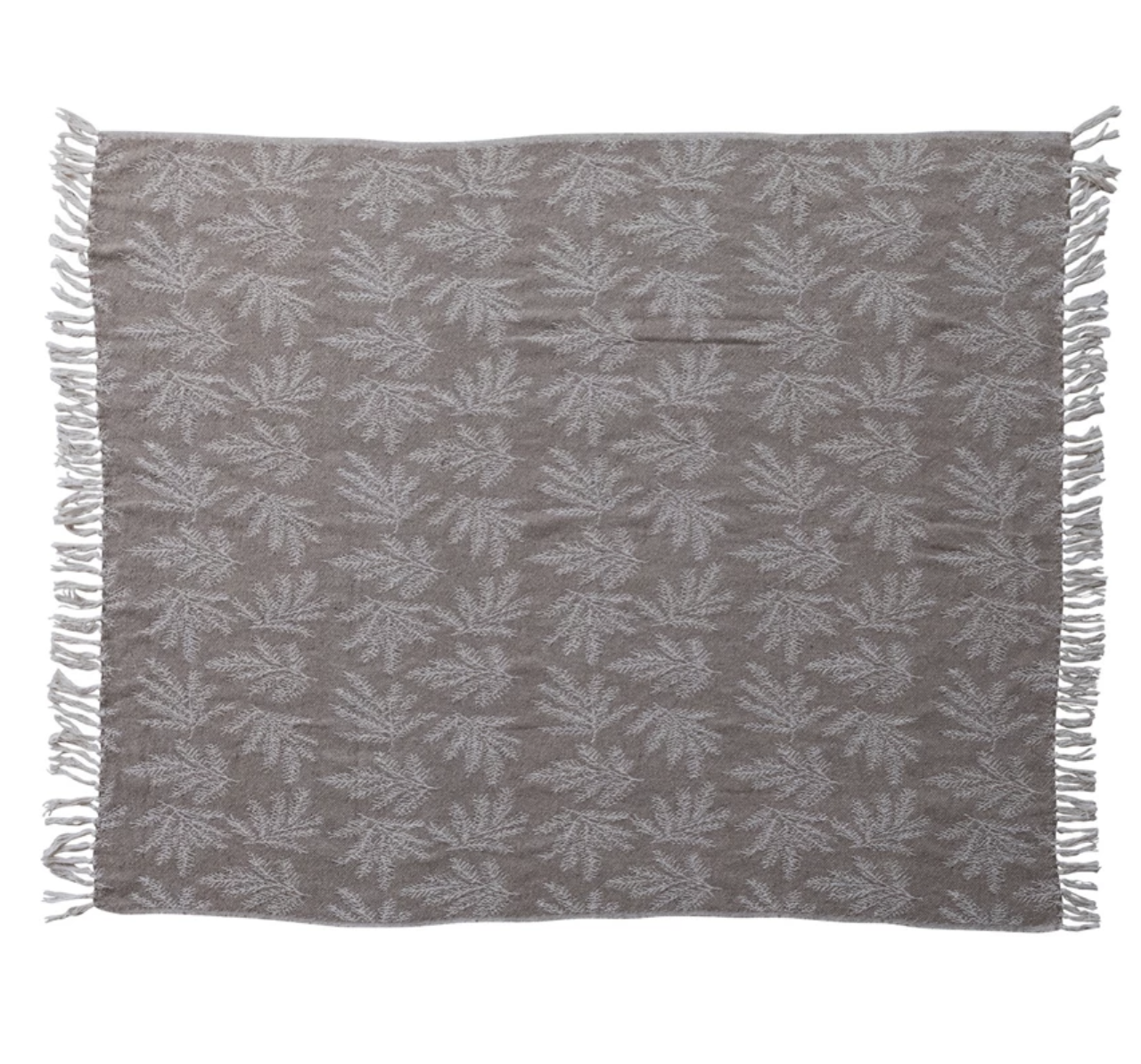 Botanical Fringe Throw