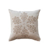 Embroidered Snowflake Pillow