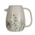 Debossed Seasonal Stoneware Pitcher