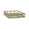 Mirrored Metal Tray