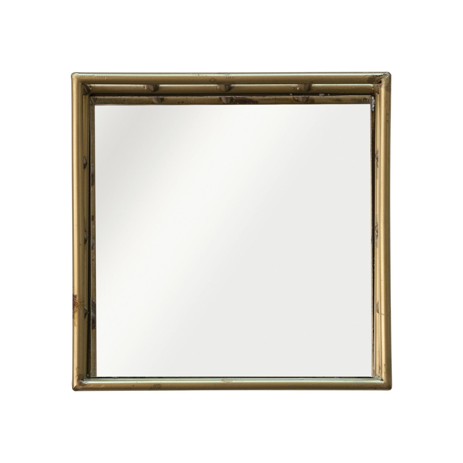 Mirrored Metal Tray