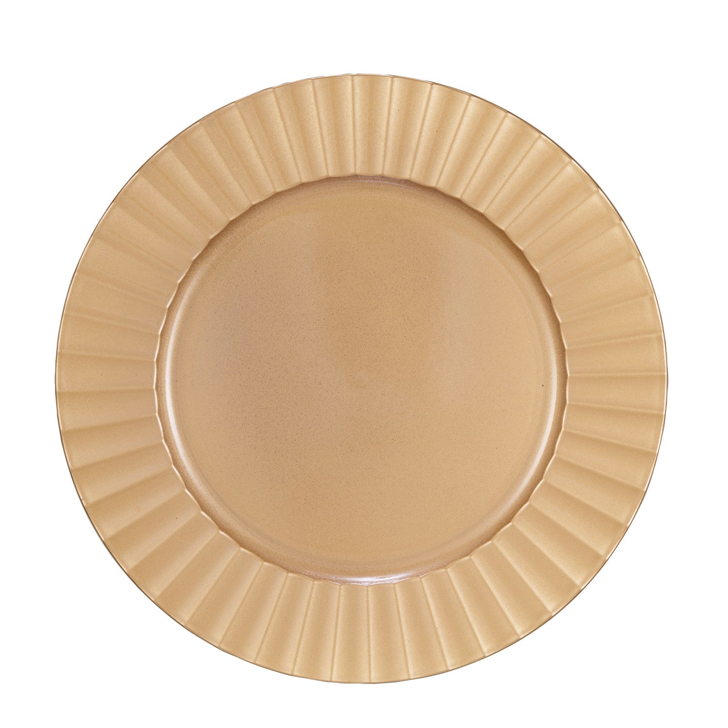 Gold Fluted Charger
