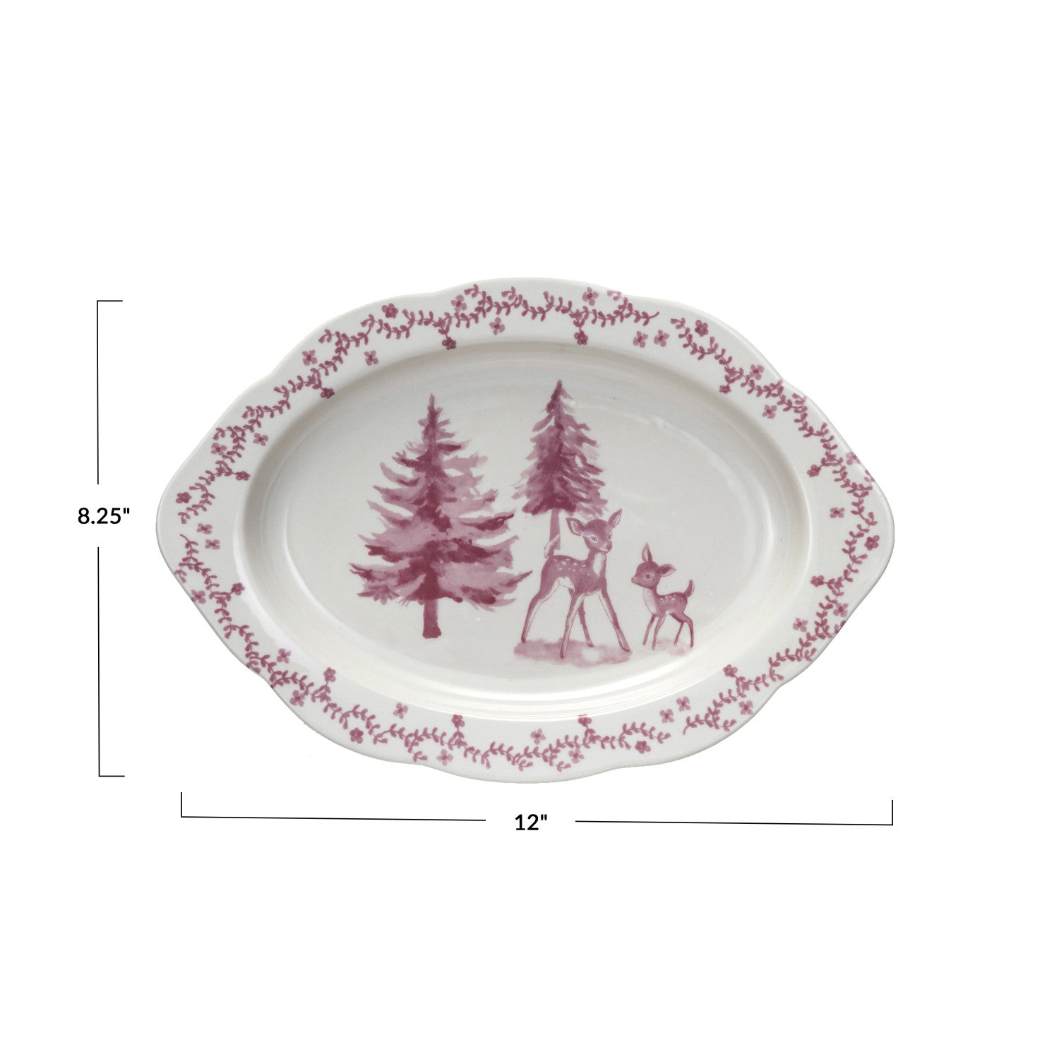 Stoneware Holiday Platter