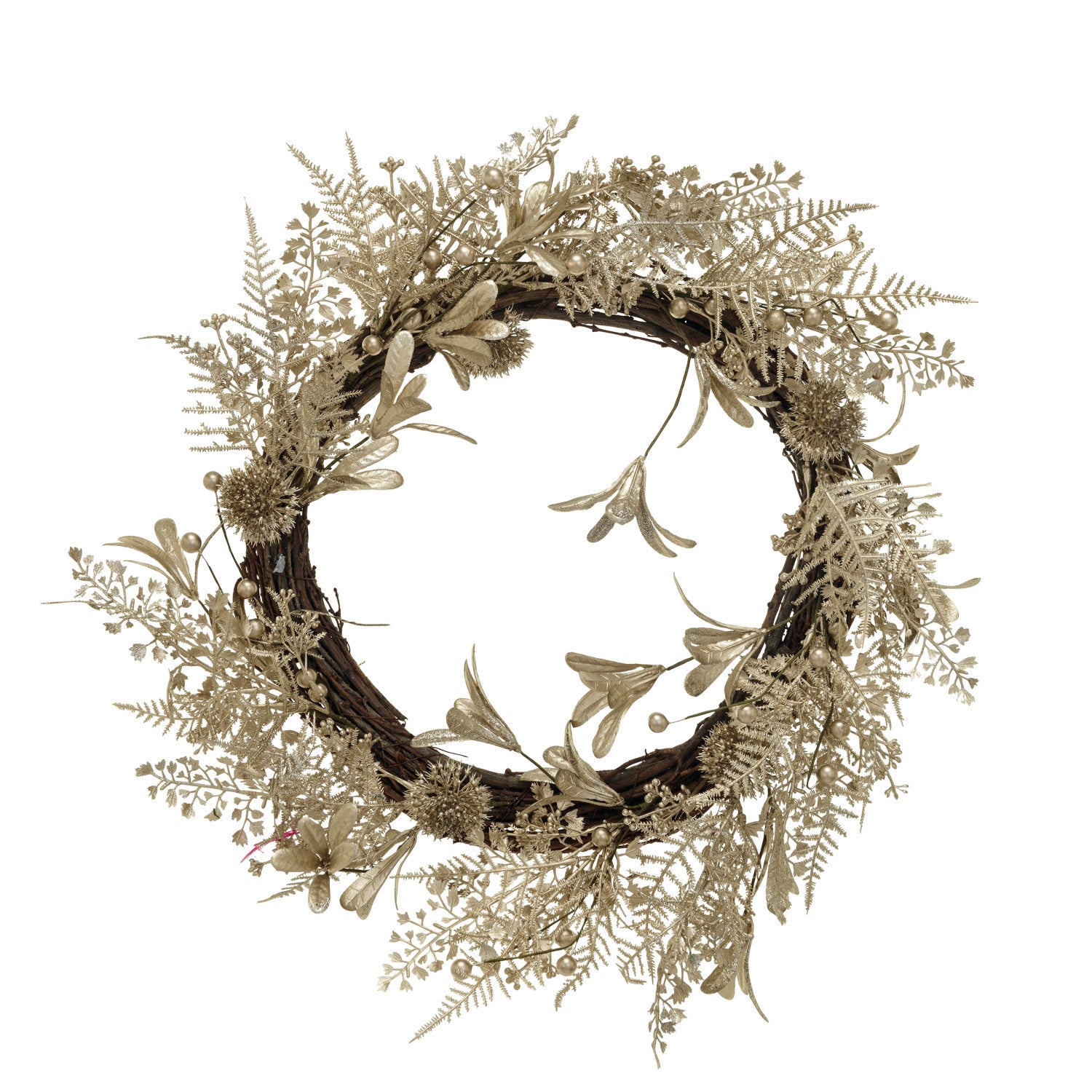 Champagne Berry & Leaf Wreath