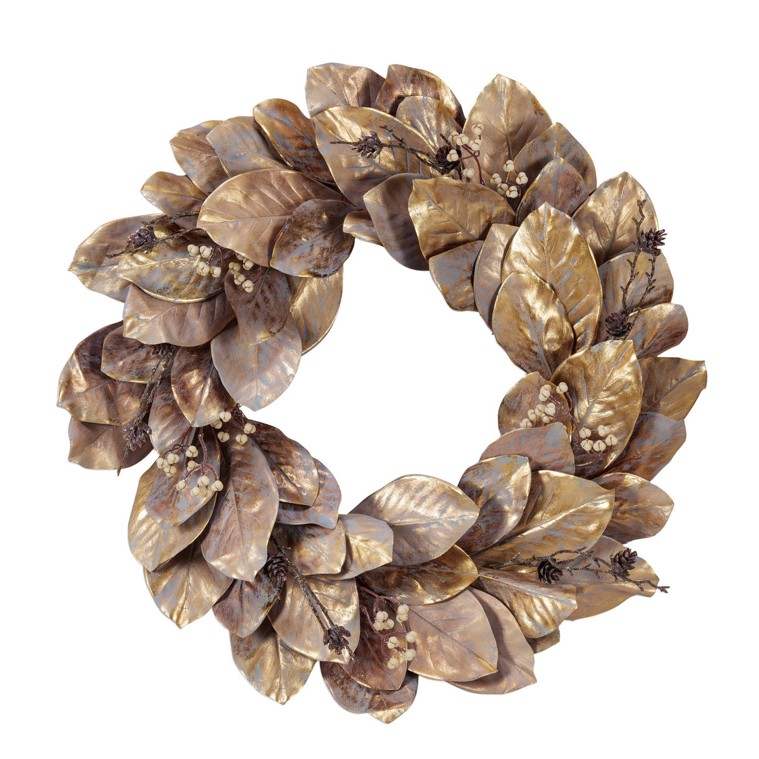 Gold Magnolia Wreath
