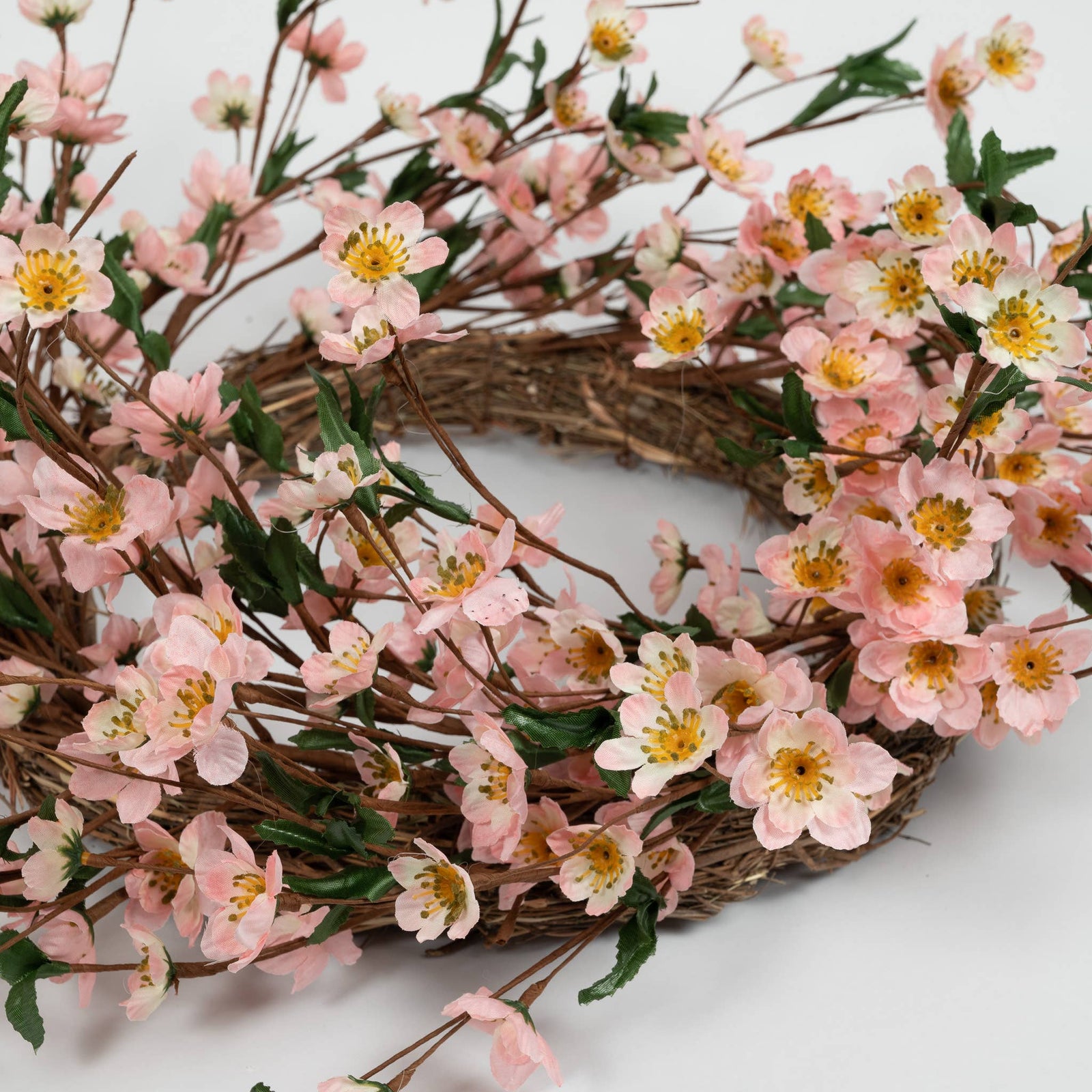 Pink Cherry Blossom Wreath