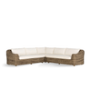 Ensley Outdoor 3 Pc Sectional