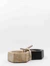 Wood Dish with Spoons
