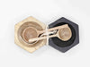 Wood Dish with Spoons