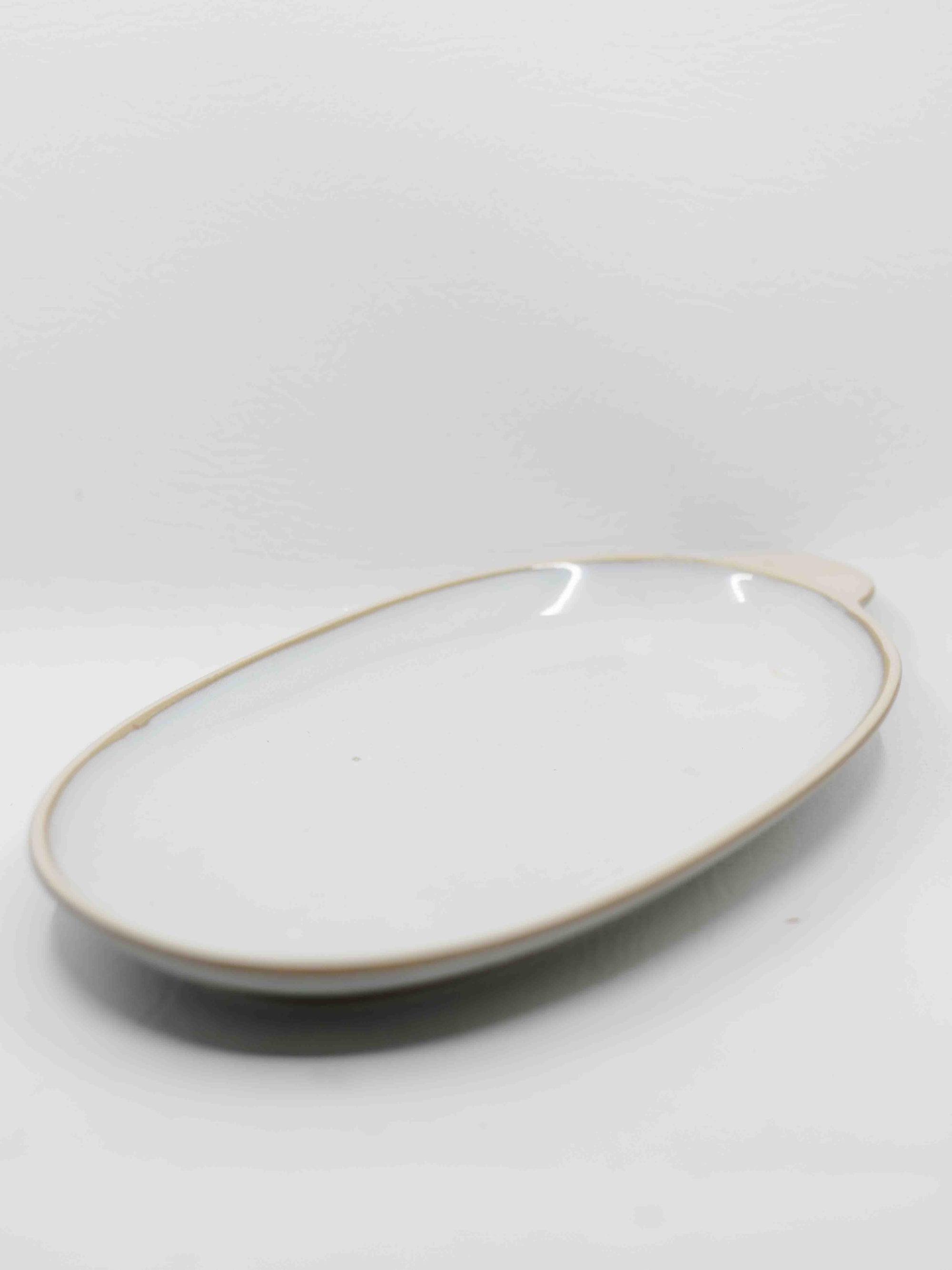 Stoneware Platter w/ Handle