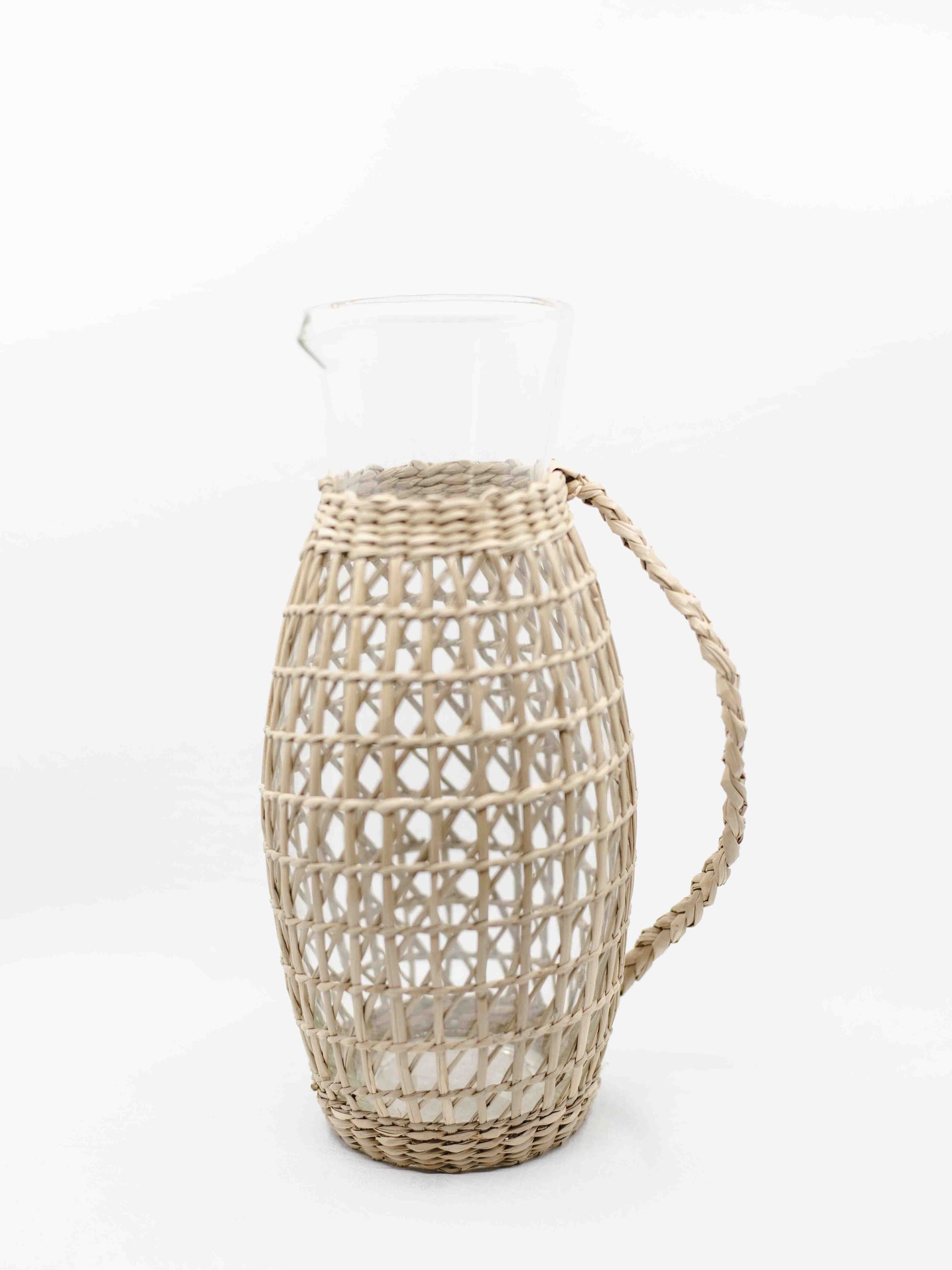 Seagrass Weave Pitcher