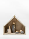 Wood &amp; Cement Nativity