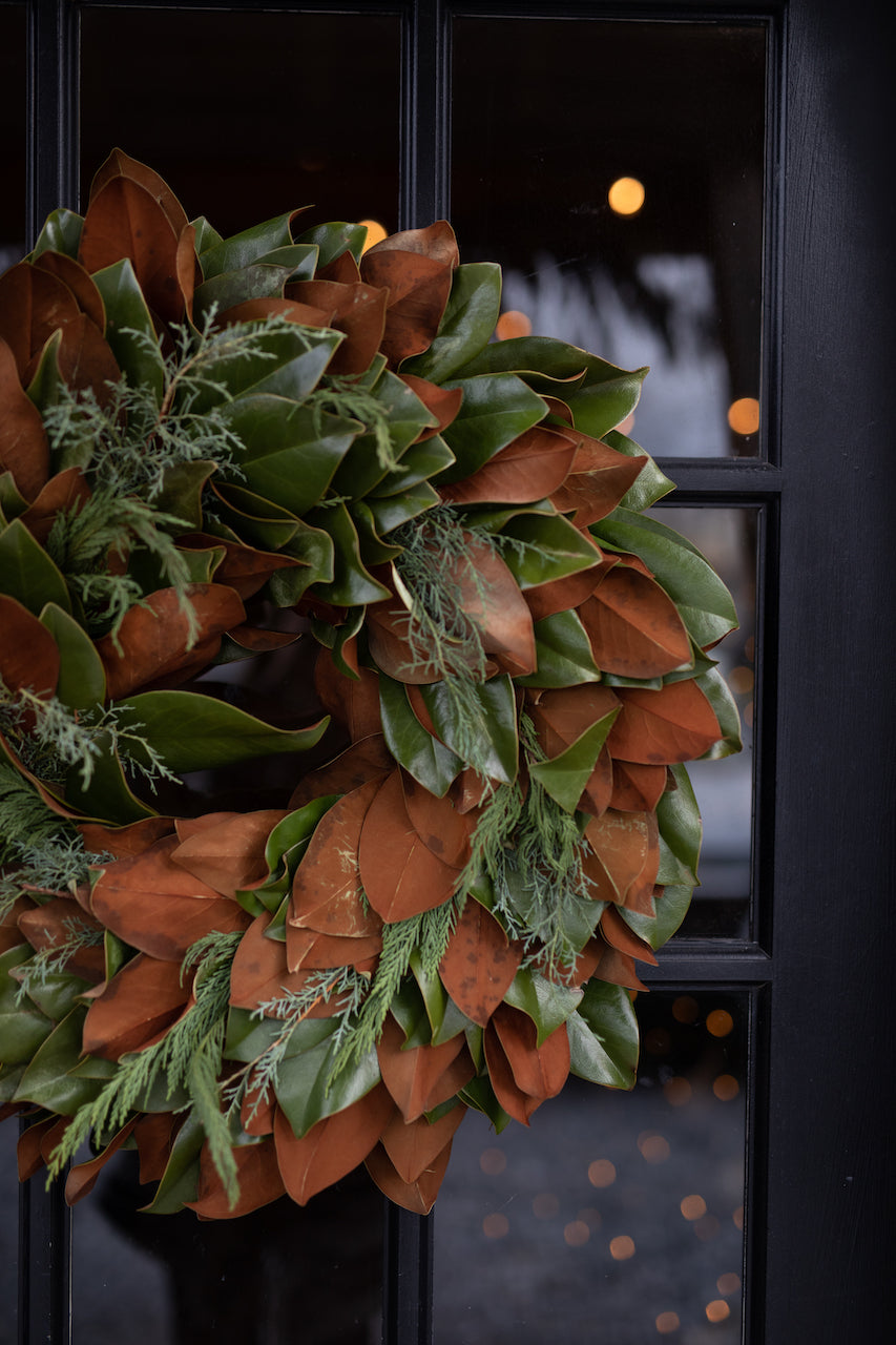 Fresh Magnolia Wreath