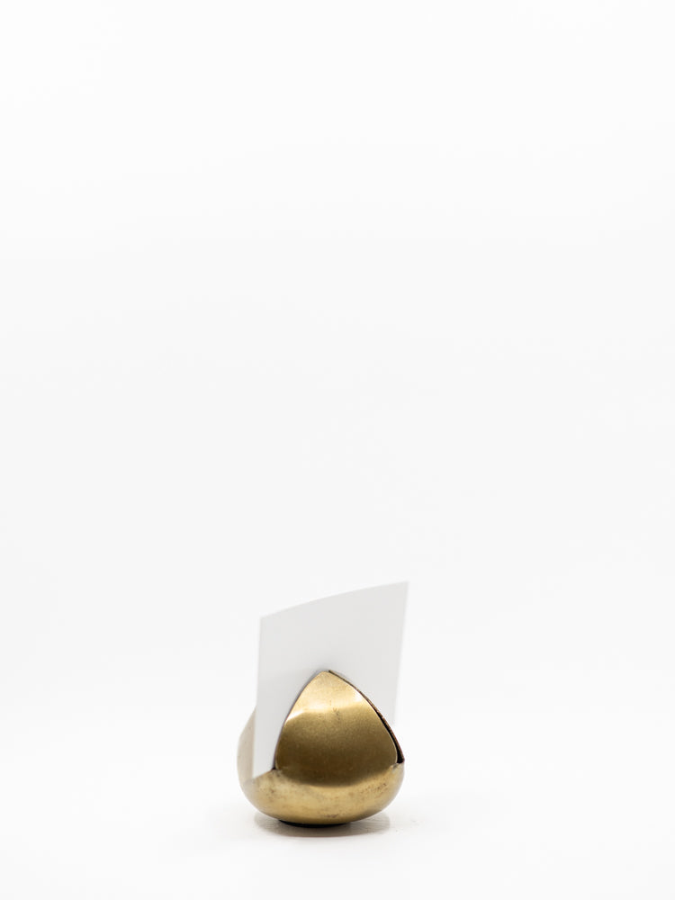 Metal Bell Place Card Holder