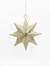 Embossed Metal Star Ornament