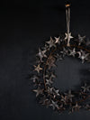 Metal Stars &amp; Birch Bark Wreath