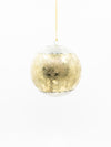 Embossed Metal Clad Ball w/ Floral Design
