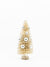 Cream Flocked Bottlebrush Tree