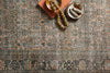 Terracotta / Multi - Adrian Collection Rug