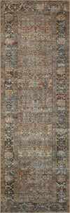 Terracotta / Multi - Adrian Collection Rug