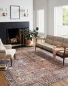 CJ Terracotta / Multi - Jules Collection Rug