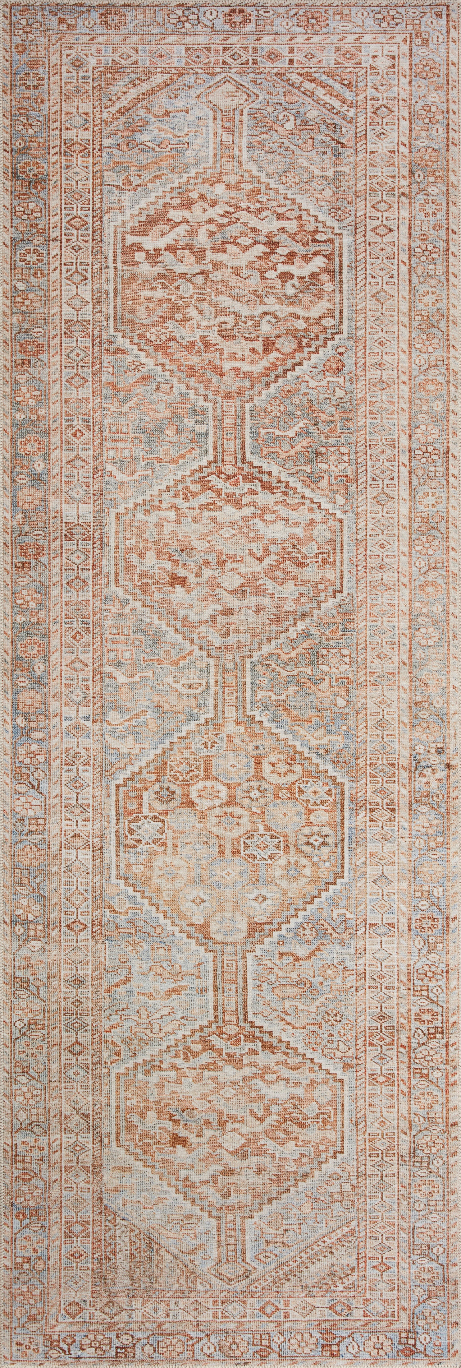 Tangerine / Mist - Jules Collection Rug