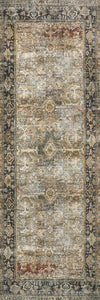 Olive / Charcoal - Layla Collection Rug