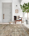 Olive / Charcoal - Layla Collection Rug