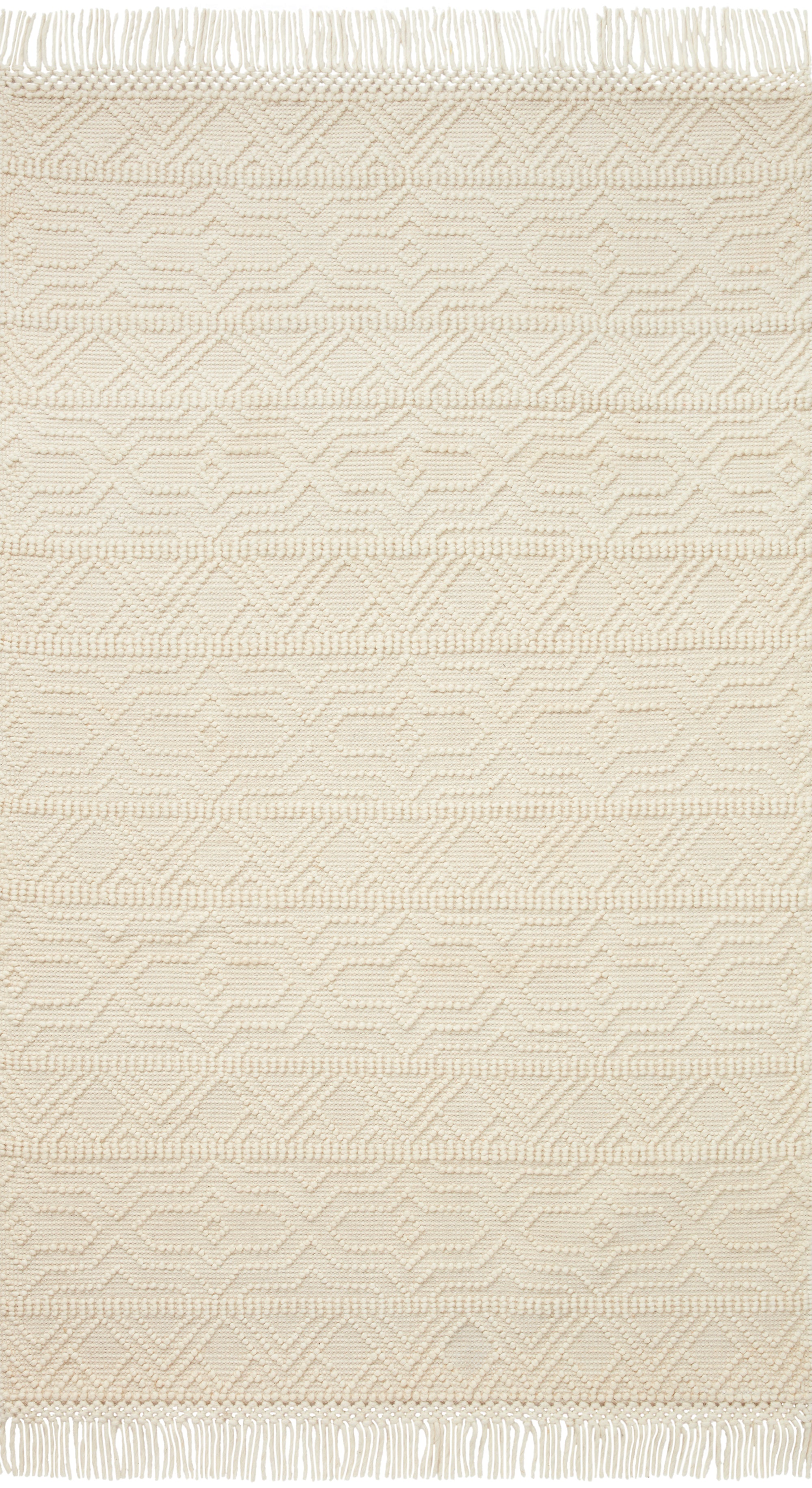 Ivory / Ivory - Noelle Collection Rug