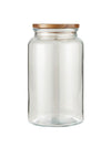 Glass Jar w/ Wooden Lid