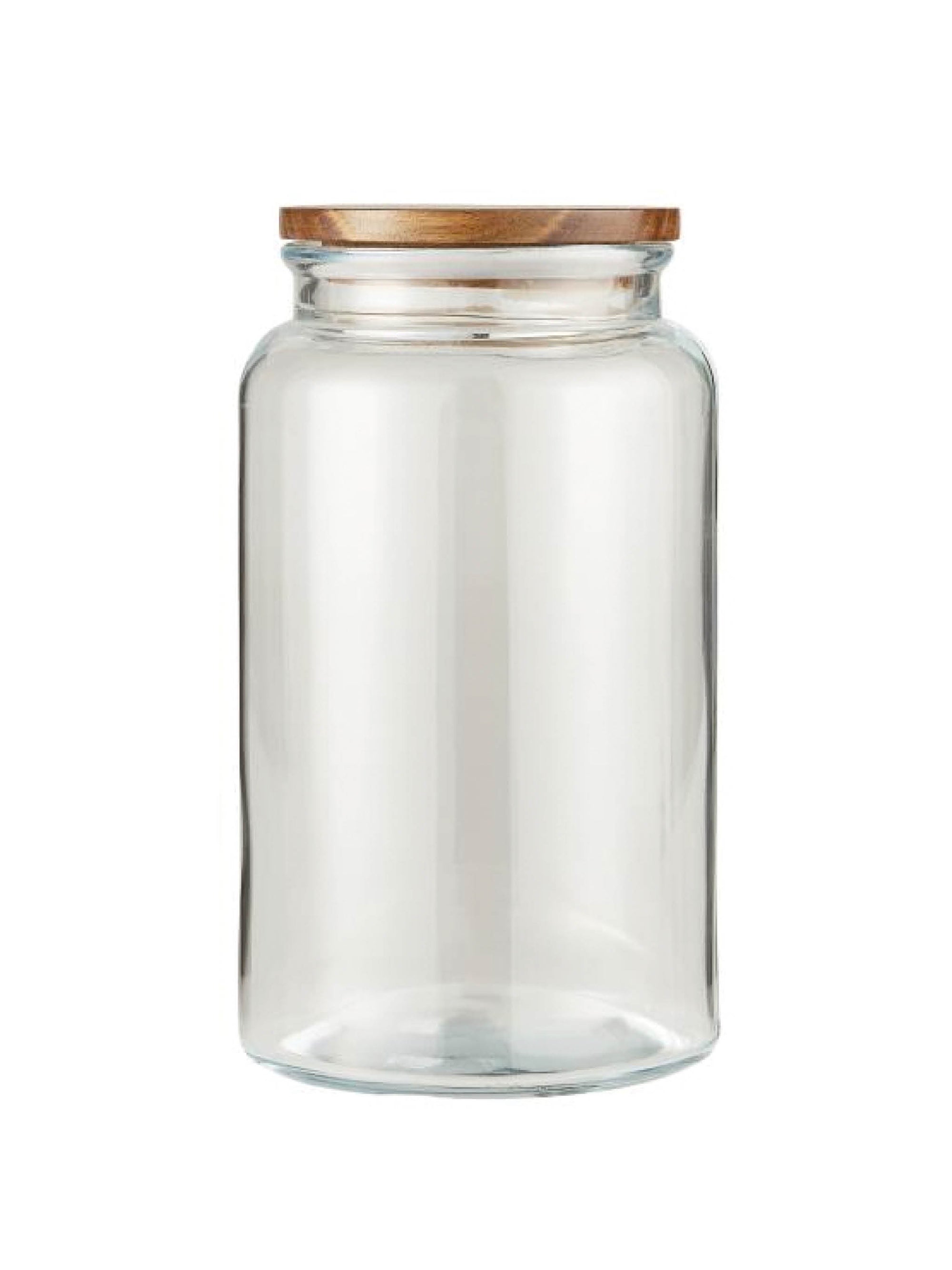 Glass Jar w/ Wooden Lid