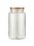 Glass Jar w/ Wooden Lid