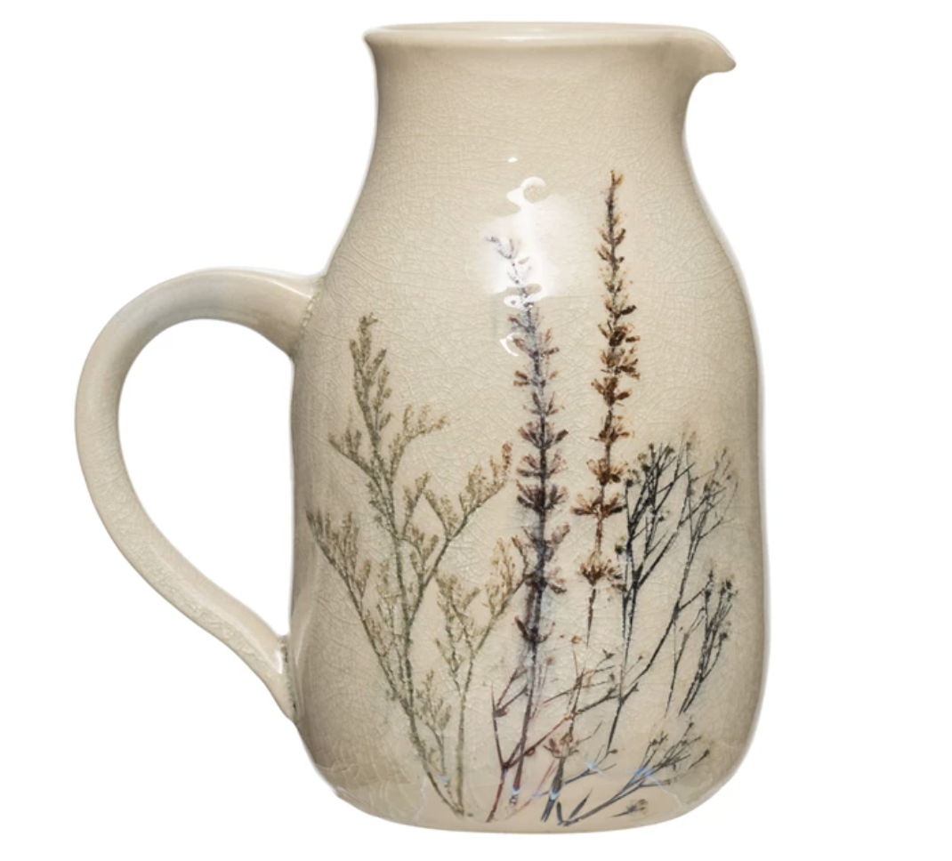 Floral Pitcher