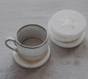 Marble Coasters with Snowflake
