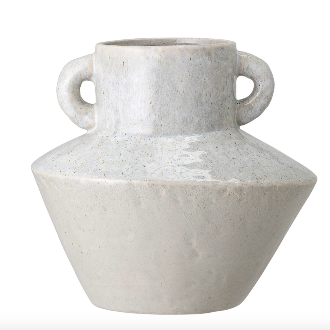 tab Rodeo Admin Stoneware Vase with Handles - Gray Apple Market