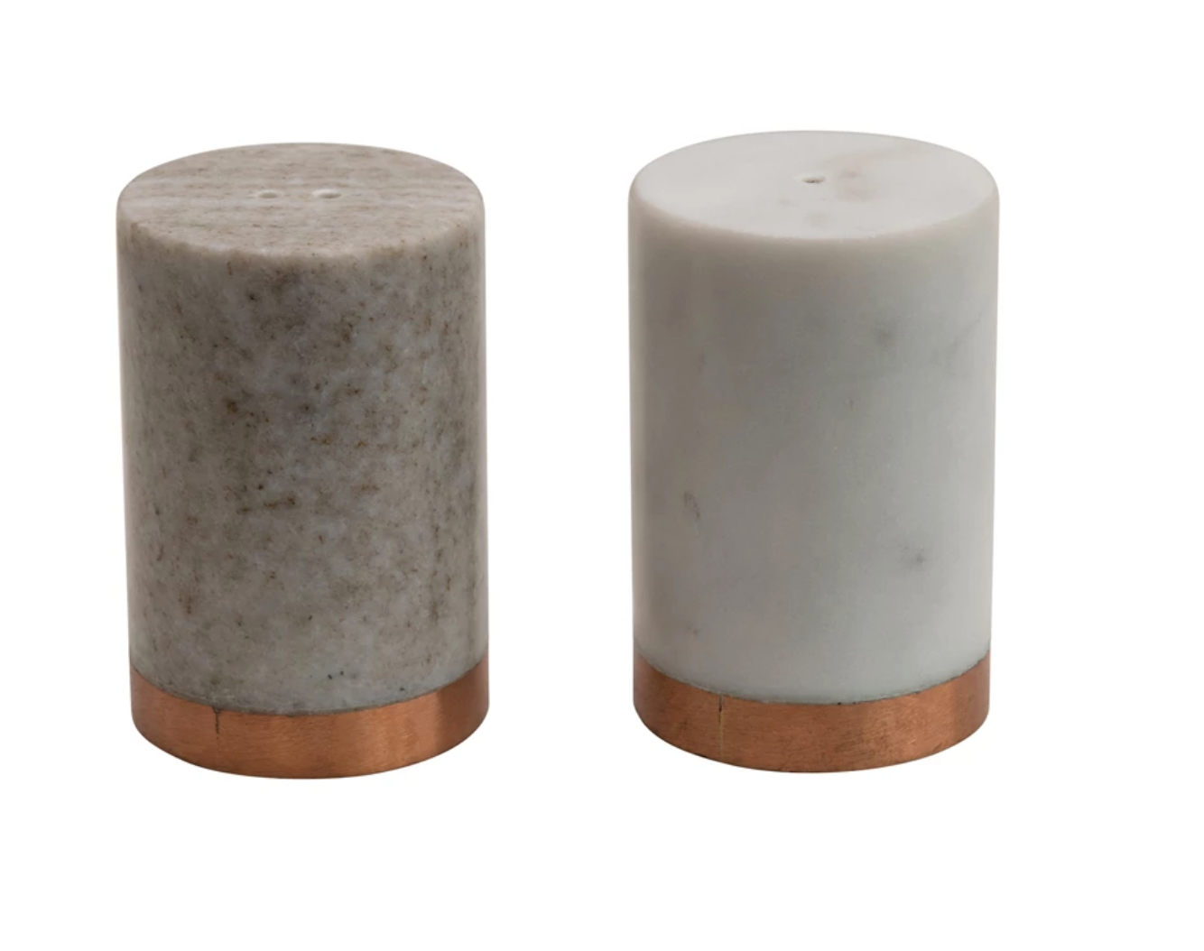 Salt and Pepper Shakers with Base