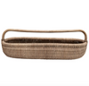 Hand-Woven Rattan Basket with Handle