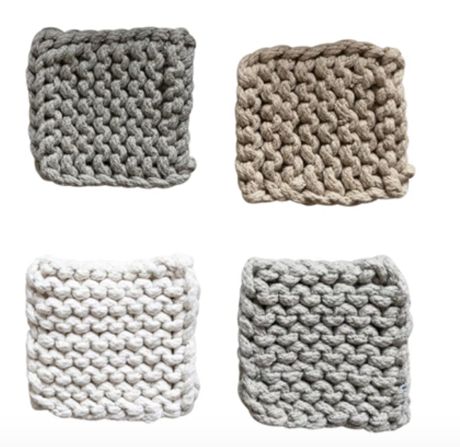 Cotton Crocheted Coasters