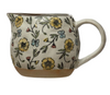 SET Floral Creamer &amp; Sugar Pot