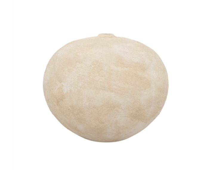 Round Vase, Sand Color